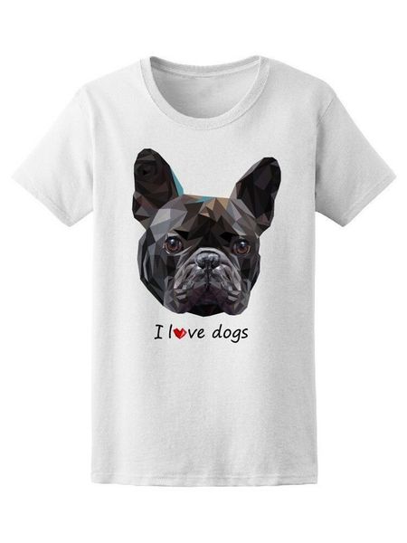 

собака симпатичные бульдог французский женщин tee -image по harajuku tee shirt