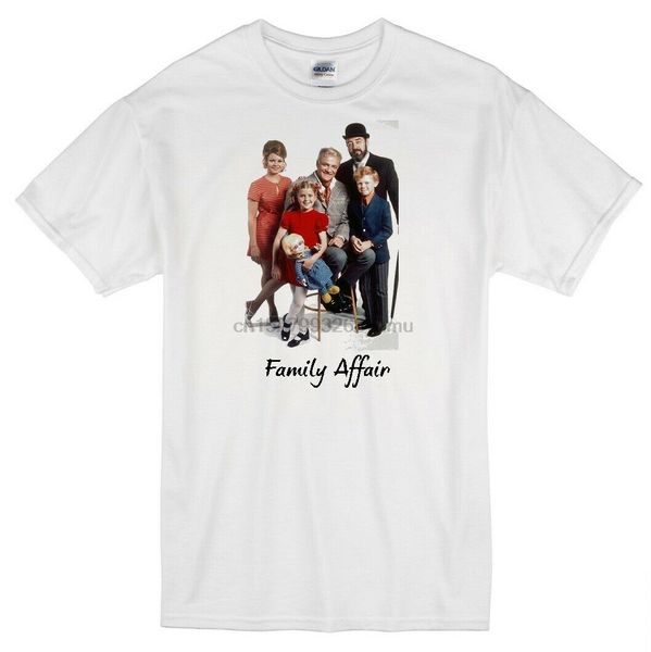 

family affair uncle bill buffy jody sissy mr french tv retro white t-shirt(1