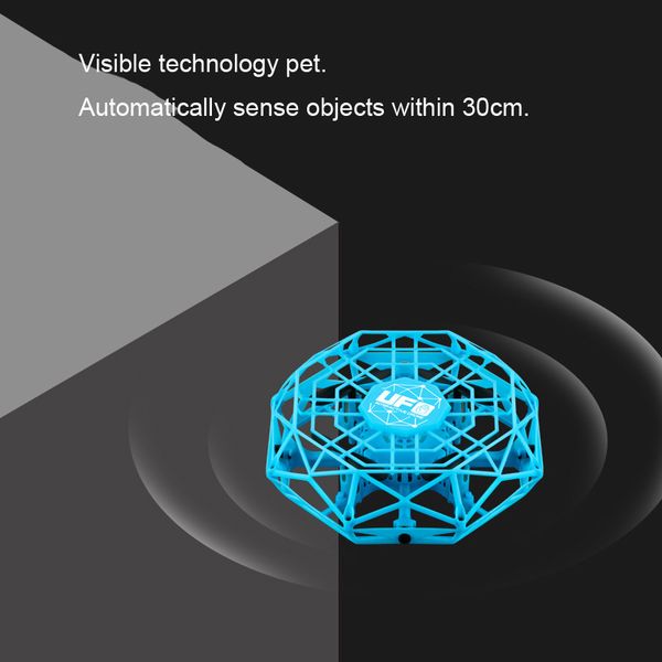 

mini helicopter ufo rc drone infraed hand sensing aircraft electronic model quadcopter flayaball small drohne toys for xmas gift