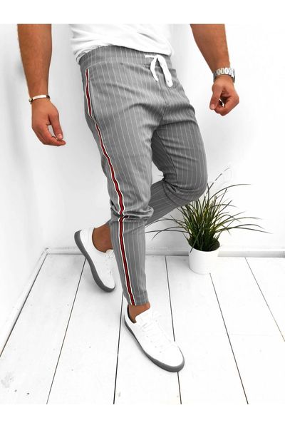 

Mens Pants Fashion 2020 Striped Trousers High Quality Jogger Sweatpants New Arrive Sport Pants 3 Colors Free Shipping