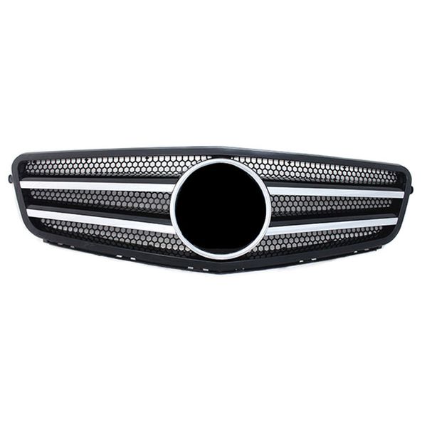 C-Class W204 Yarış Izgaraları C Class180 Ön Mesh Izgara Izgaraları Fit Özel 2007-2014 Model