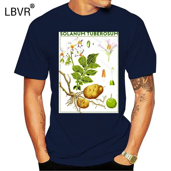 

potato t-shirt botanical garden plant print art botany bloom fruit flower grow classic unique tee shirt