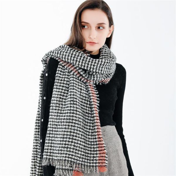 

190*70cm cashmere imitation shawl scarf autumn winter scarves men foulard square hijab ladies wrap muffler pareo female hijab, Blue;gray
