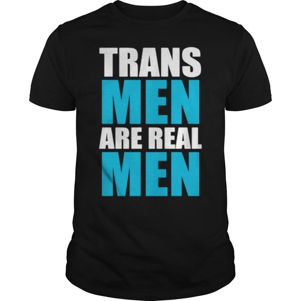 

t shirt fashion men t-shirt bioshick trans men are real men t-shirt