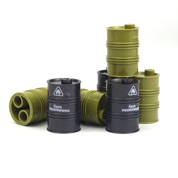 

кирпичи серия спецназ масло здание moc часть ww2 оружие сцена военного солдат drum мешки с песком блок аксессуаров военной армии dwhbj homeb