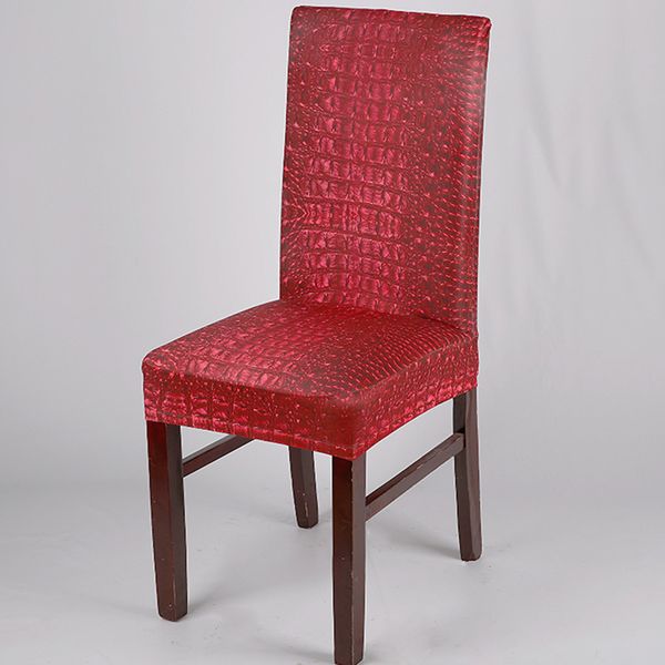 

chair covers snake skin pattern cover spandex stretch elastic slipcovers for dining room kitchen wedding banquet el