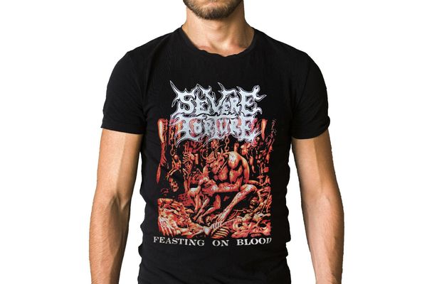 

severe torture feasting on blood 2000 album cover t shirt