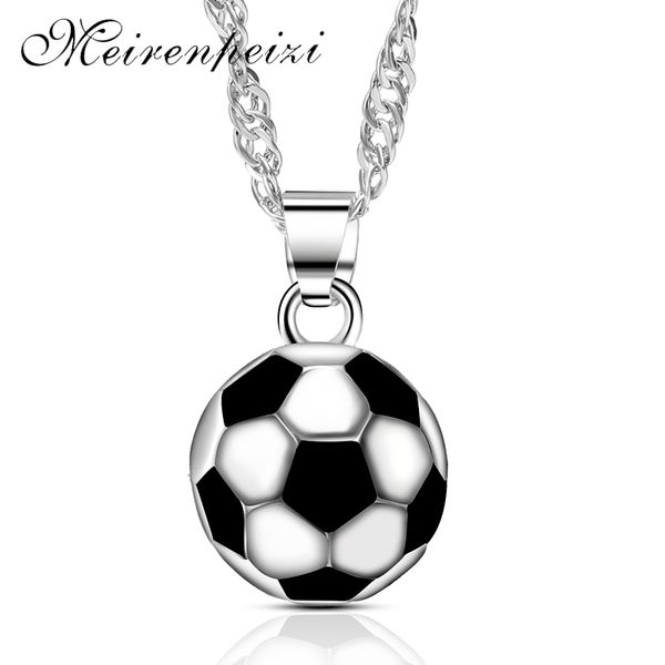 

медь циркон ожерелье trend jewelry футбольного футбол lovers ожерелье партия подарки, Silver
