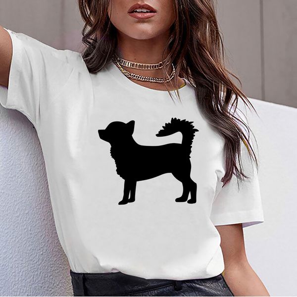 

t shirt women chihuahua dog harajuku short female tshirt