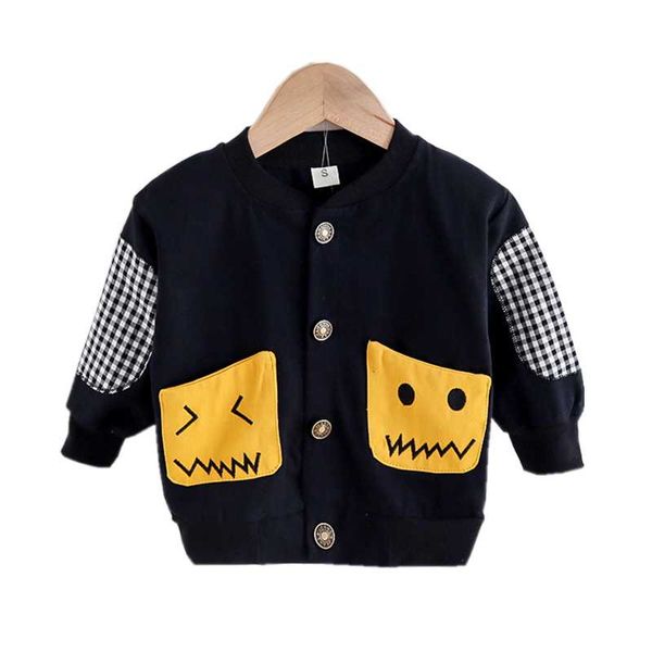 

new spring autumn baby girls clothes children boys clothing cotton jacket toddler fashion casual costume infant kids tracksuits, Blue;gray
