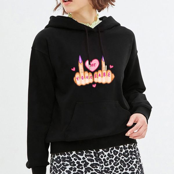 

diy hoodies teenager autumn fashion hands letter pattern print mens womens trendy casual pure color sweatshirts sale