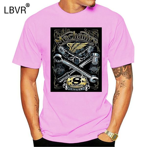 

mechanics backbone of america t-shirt engine repair blue collar mens tee shirt