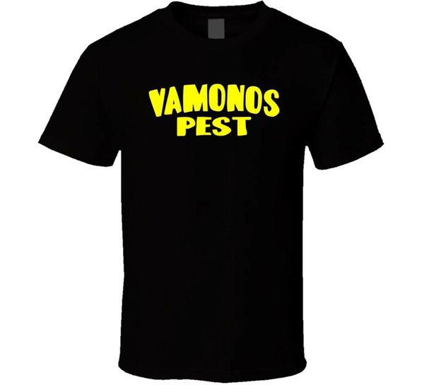 

vamonos pest logo shirt black white tshirt men's loose size ajax tee shirt