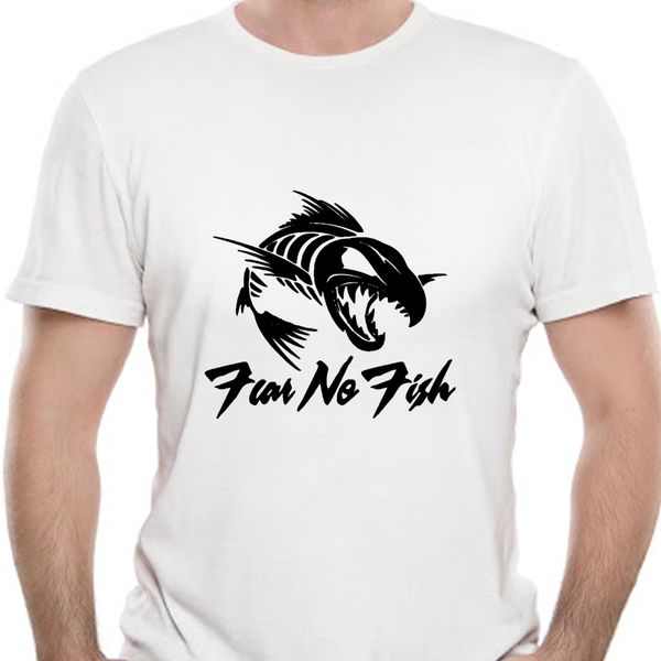 

fear no fish t shirts men g.loomis t-shirt personality summer tshirts printed cotton short sleeve t shirts t-shirts 8667a