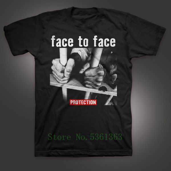 

face to face - prison bars tee black t shirts - brand new fashion 2019 new brand men's new t-shirt men t-shirt