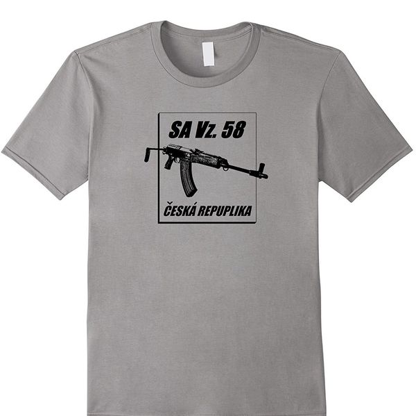 

t shirt funny t shirt men czech vz58 rifle " sa vz 58 ceska republika " vz2008