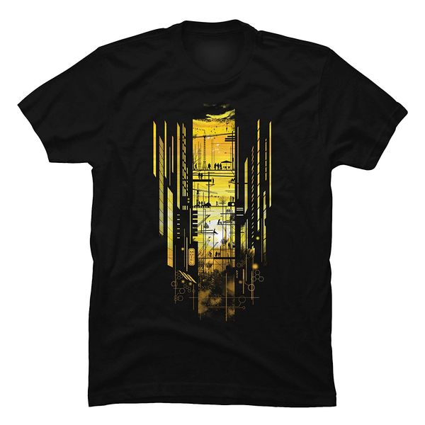 

lvtianran men's steel life funny graphic t shirt loose cotton t-shirt for men cool t shirts cartoon hip hop shirt