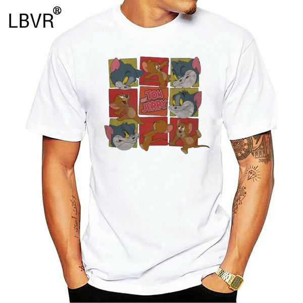 

tom und jerry quadrate t-shirt - neu und offiziell