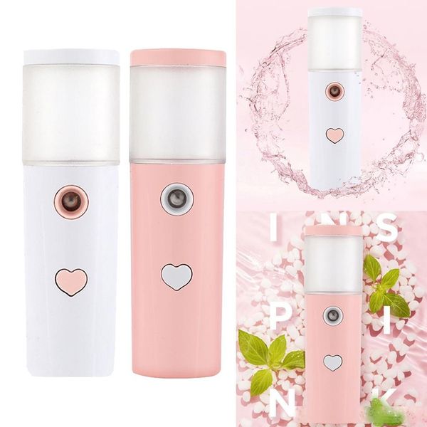 

mini nano spray face mist facial steamer sprayer skin hydrating steamer mister face cool humidifier skin care moisturizing usb rechargeable