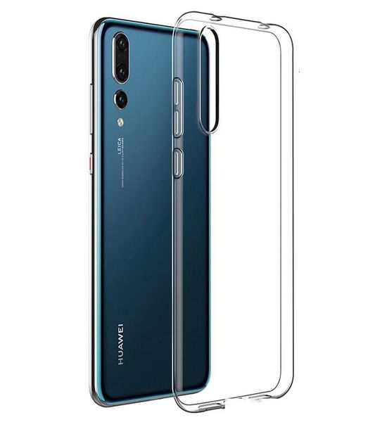 

ultra thin transparent case for huawei p30 lite p20 pro p10 plus p9 p8 smart 2019 covered with thin silica gel
