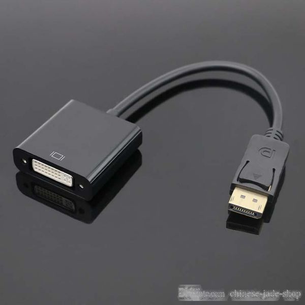 

displayport dp to dvi adapter display port to dvi cable adapter converter 1080p for monitor projector displays 150pcs/lot