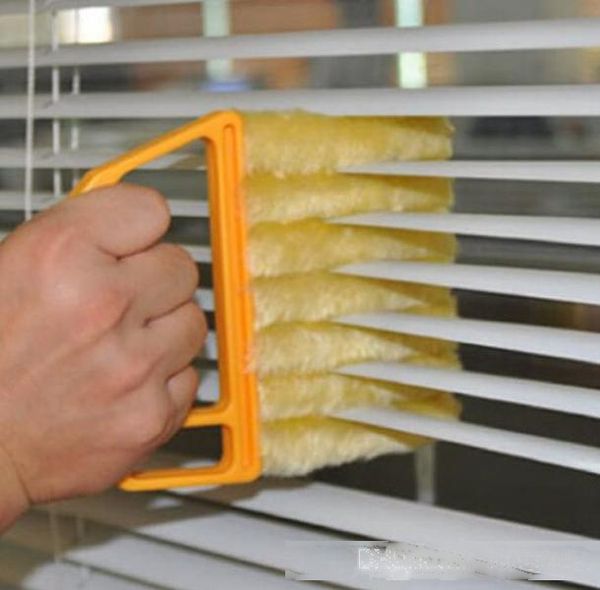 

useful microfiber window cleaning brush air conditioner duster mini shutter cleaner washable cleaning cloth brush