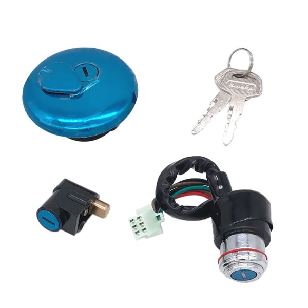 

motorcycle ignition switch lock fuel gas cap cover key for