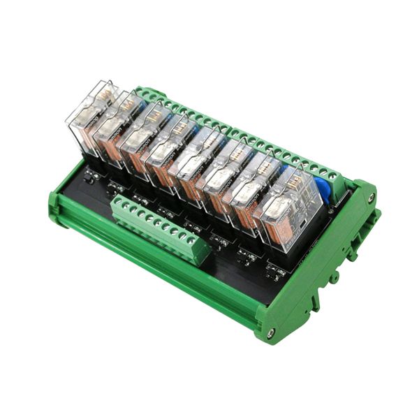 

omron 8 channels relay module eight panels driver board module dc 24v 10a 5.31 x 3.54 x 2.83inch