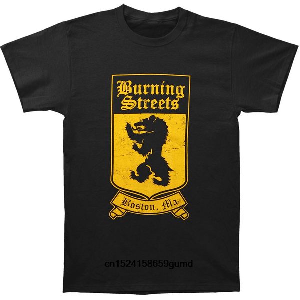 

funny men t shirt women novelty tshirt burning streets t-shirt