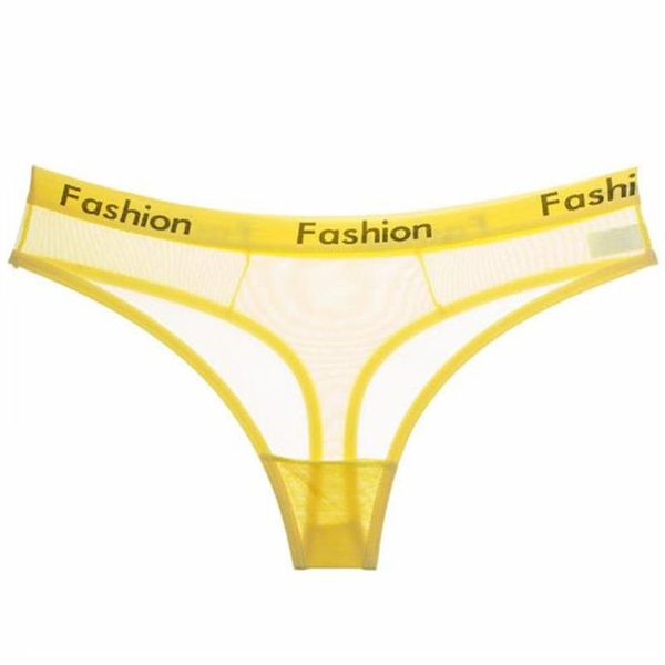 Mulheres Candy Cor Calcinha Moda Tendência Estilo Sexy Perspectiva Briefs Womens Underpants Designer Feminino Low Cintura Couraça