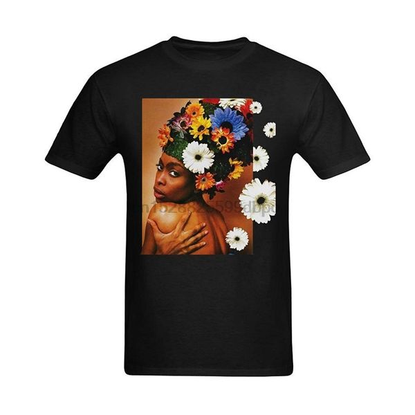 

custom design shirts crew neck erykah badu back flower short sleeve compression mens t shirts