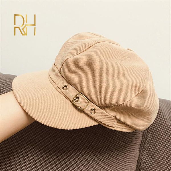 

stingy brim hats ladies women corduroy hat octagonal flat cap spring and autumn vintage female sboy for painted rh, Blue;gray
