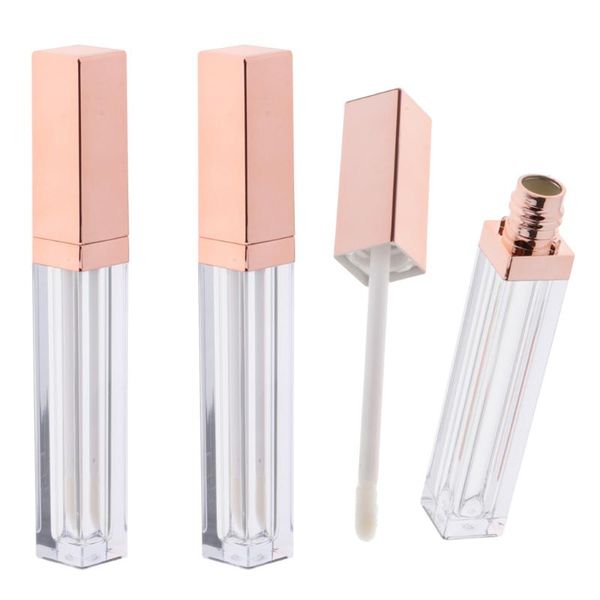 

3pcs 4ml empty lip gloss tube lipstick diy tubes refillable lip bottle for sample container