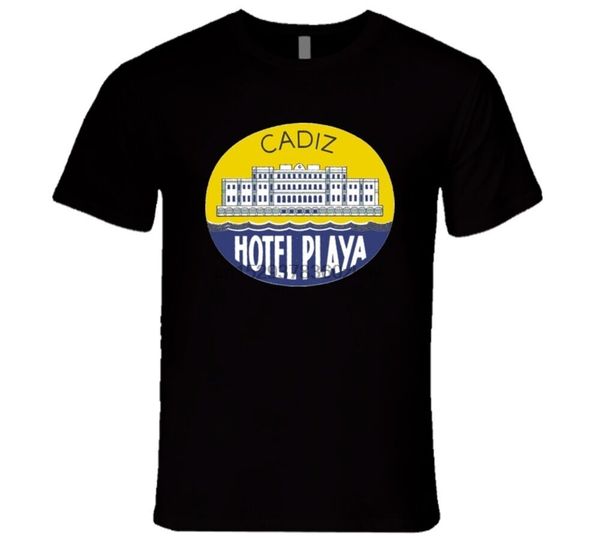 

cadiz l playa spain retro vintage t shirt