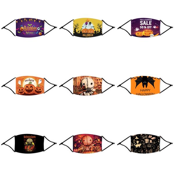 

children anti-pollution halloween straw masks boys girls pm2.5 cartoon mouth face halloween straw masks kids anti-dust earloop washable r#98, Black