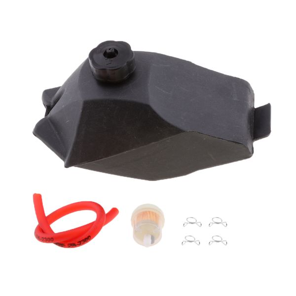 

fuel gas tank + hose + filter + clips for 49cc atv mini motor quad pocket dirt bike