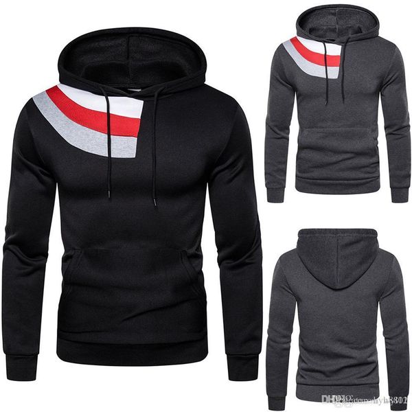 

fall/winter 2020 new men's sports casual hooded vests men's rainbow vests, Black