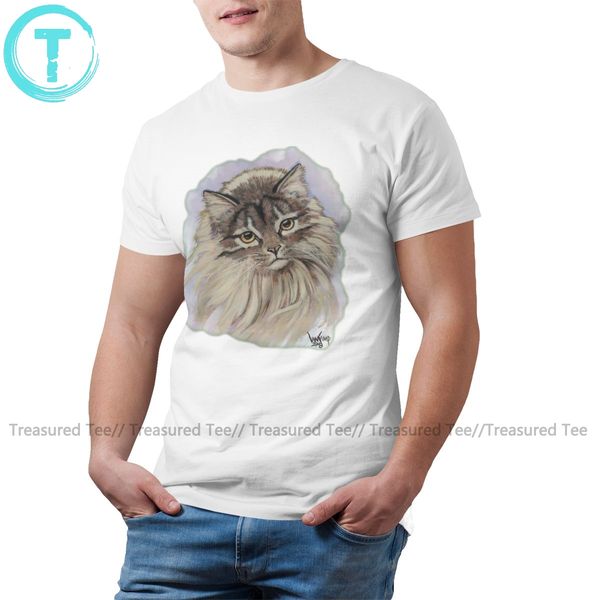 

maine coon t shirt maine coon cat breeds t-shirt short-sleeve 100 percent cotton tee shirt funny tshirt