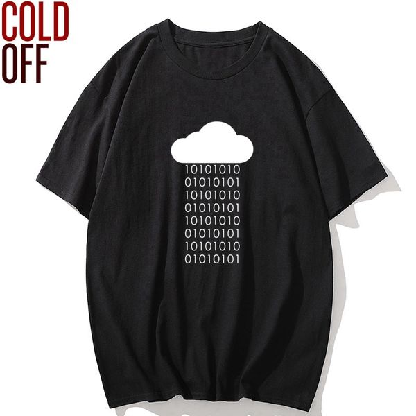

cold off 100% cotton geek men t shirt cool short sleeve cool funny print men tshirt loose o-neck t-shirt male men tee shirts