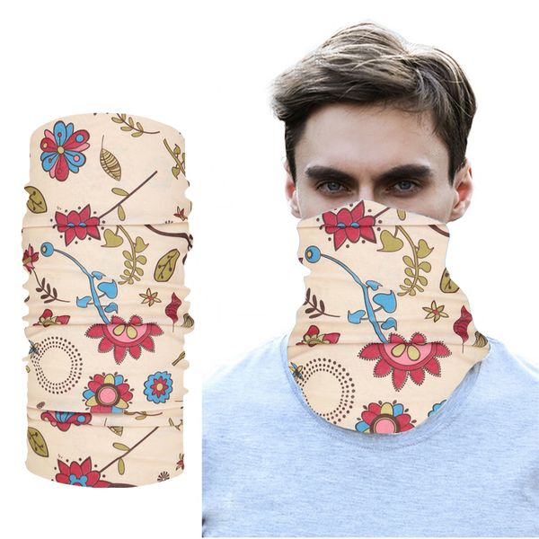 

cycling caps & masks 2021 outdoor scarf men women sun protection bandana neck gaiters riding camping activities multi function bandanas, Black