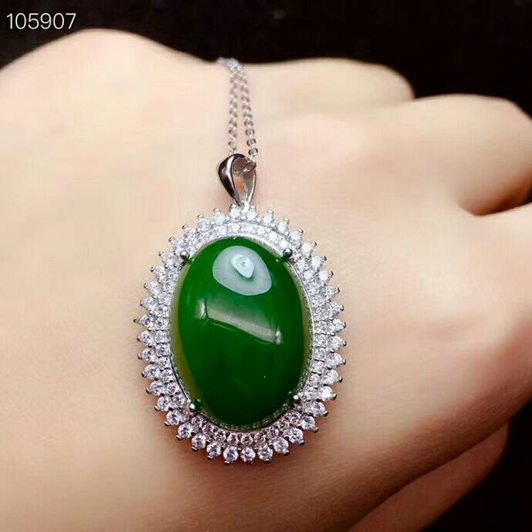 

meibapj] natural sunflower jasper gemstone pendant necklace 925 pure silver fine wedding jewelry for women