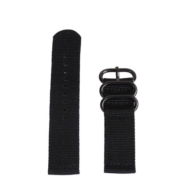 

20mm military nylon wrist band strap for watch stainless steel buckle