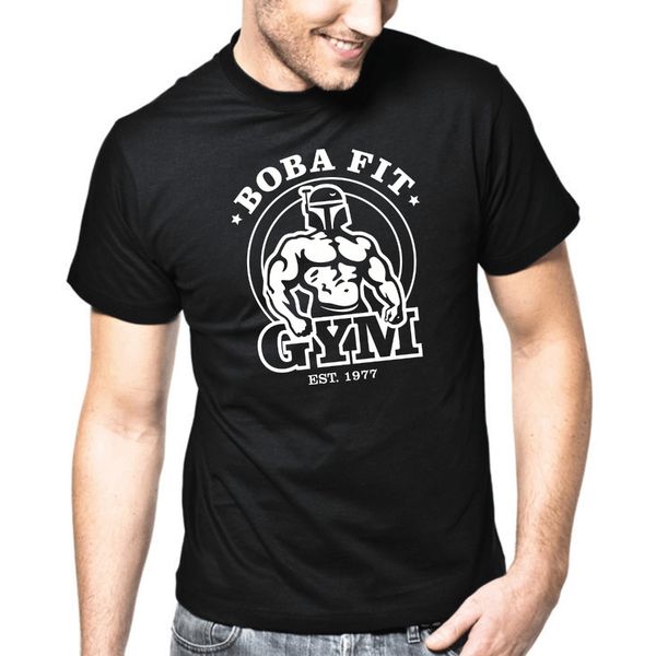 

fashion new summer t-shirt homme boba fit boba fett satire jedi gymer fun kult casual tee shirts tees printed t shirt
