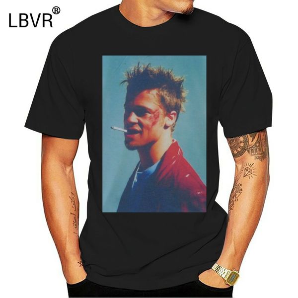 

uptown classics бойцовский клуб брэд питт cult film white crew neck tee футболка
