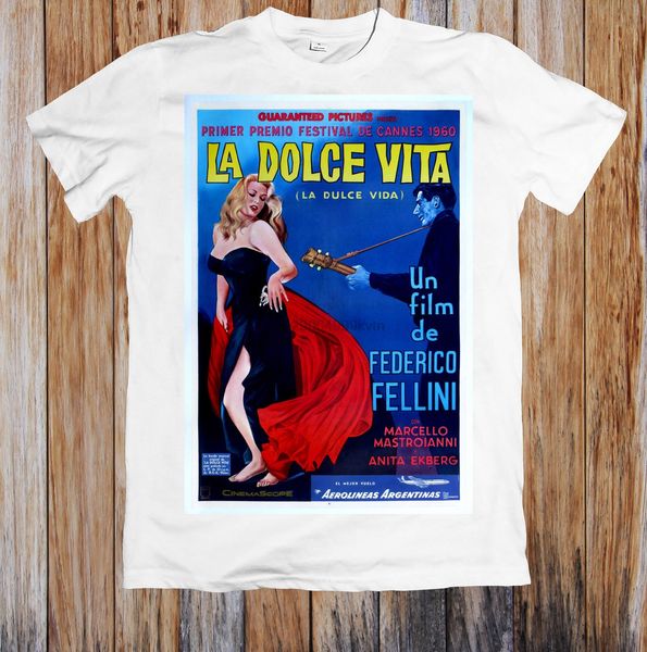 

la dolce vita 60movie poster t shirt