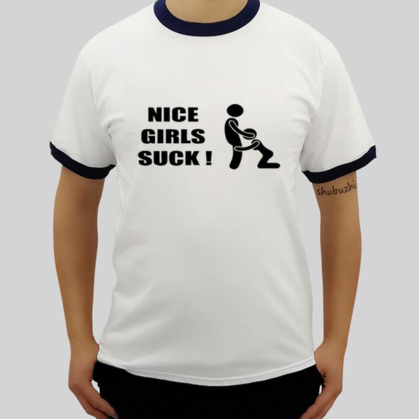 

мужского реглан рукав футболки лето мода o-образный вырез футболка мужчина хлопок топы nice girls сосать! shubuzhi бренд teeshirt