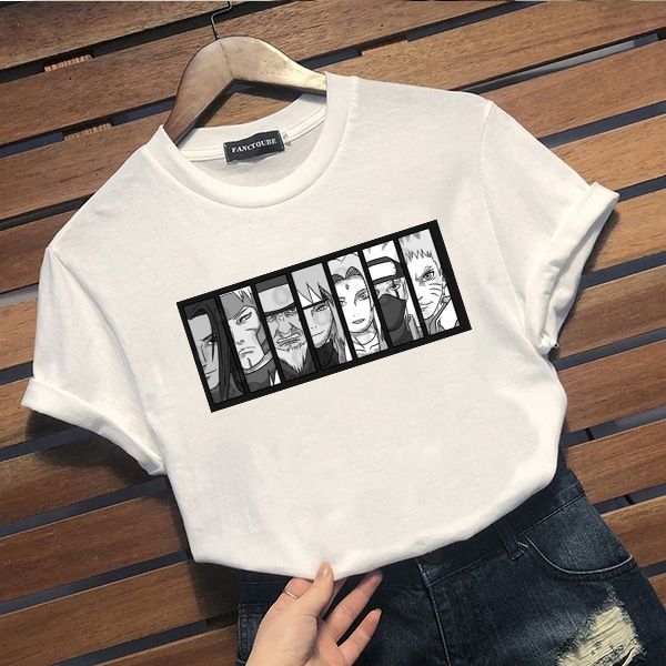 

japanese anime t shirt men cool naruto shirt womens clothing 90s streetwear summer short sleeve tee female t-shirty damskie