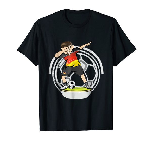 

t-shirt men 2019 fashion round neck natural cotton shirt dabbing soccers germany jersey shirt - german footballer gift t shirt