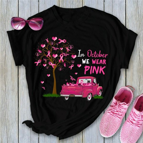 

breast cancer awareness month october t shirt summer tee shirt