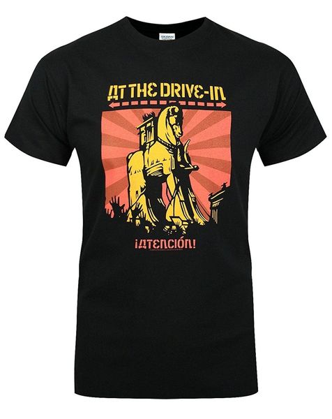 

at the drive n atencion men's fashion t-shirt sizes xs to 3xl